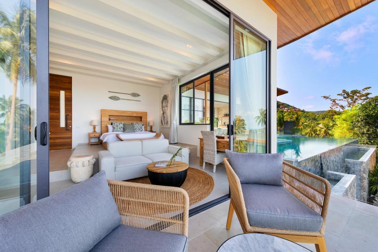 Asi Chaweng 6 Bedroom Sea View サムイ島 エクステリア 写真